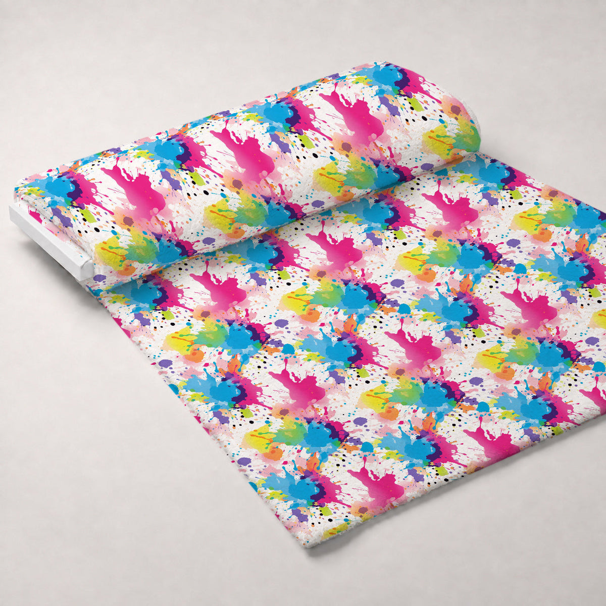 Vivid Splatter Pop Pattern 7 Minky Fabric