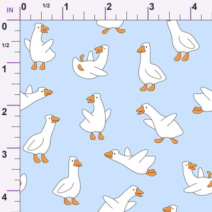 Waddle Squad Pattern 1 Minky Fabric