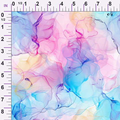 Watercolor Daydream Pattern 10 Minky Fabric
