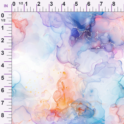 Watercolor Daydream Pattern 12 Minky Fabric