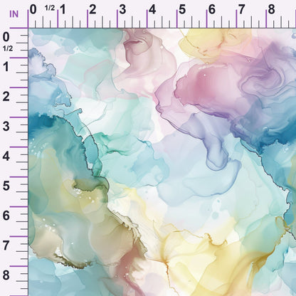 Watercolor Daydream Pattern 13 Minky Fabric