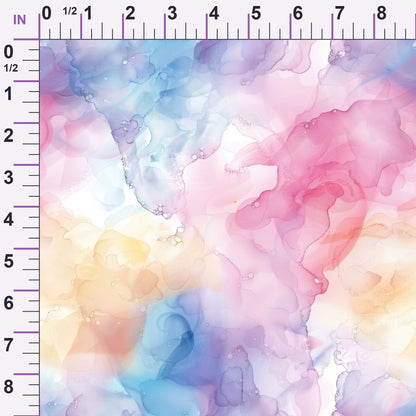 Watercolor Daydream Pattern 3 Minky Fabric