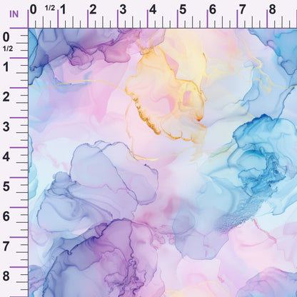 Watercolor Daydream Pattern 9 Minky Fabric
