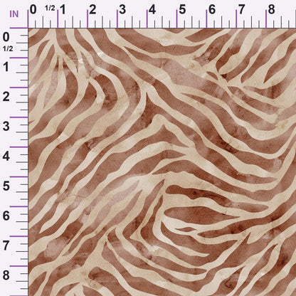 Watercolor Tiger Print 2 Minky Fabric