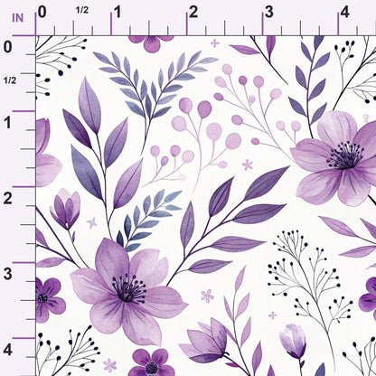 Watercolor Wanderings Pattern 10 Minky Fabric