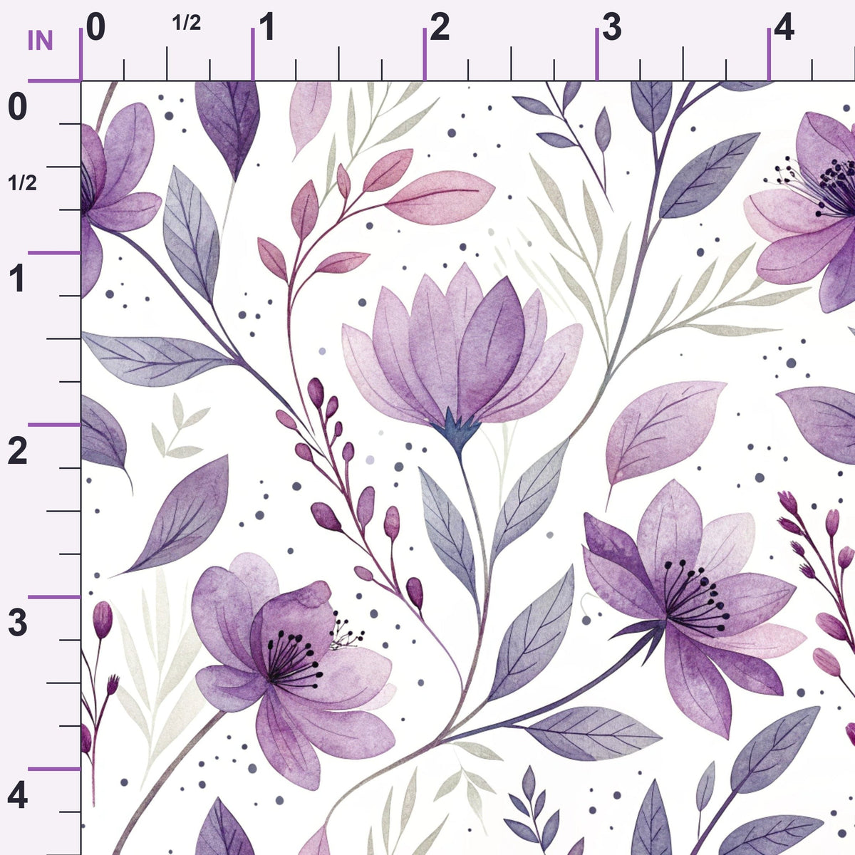 Watercolor Wanderings Pattern 12 Minky Fabric