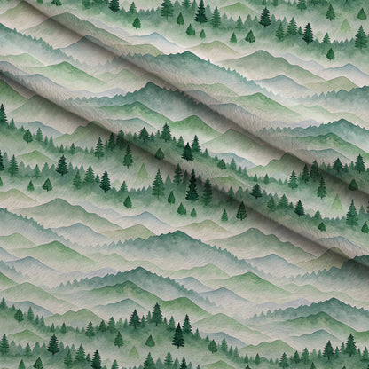 Watercolor Wanderings Pattern 13 Minky Fabric