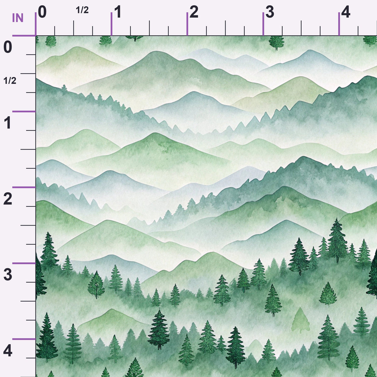 Watercolor Wanderings Pattern 13 Minky Fabric