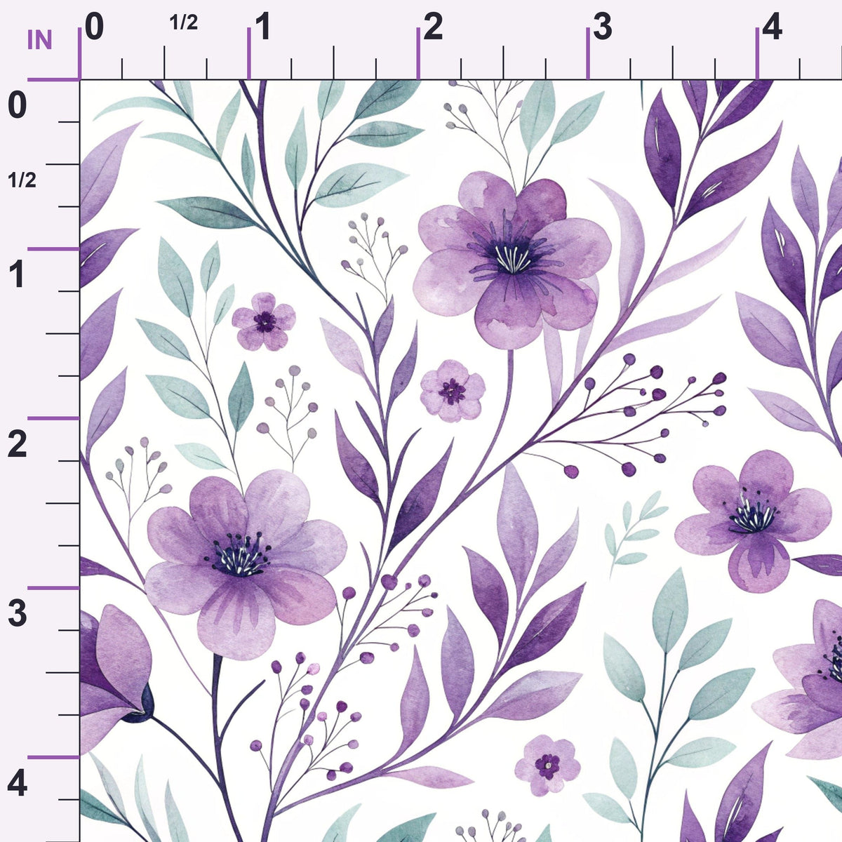 Watercolor Wanderings Pattern 19 Minky Fabric