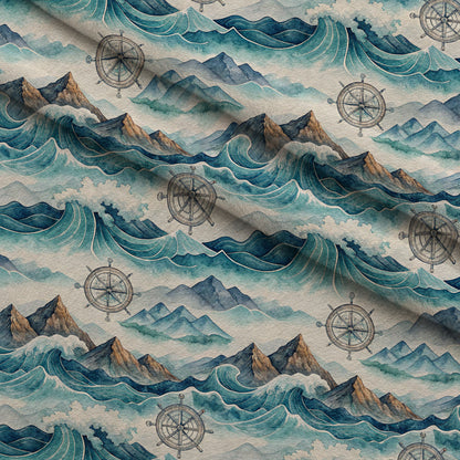 Watercolor Wanderings Pattern 22 Minky Fabric