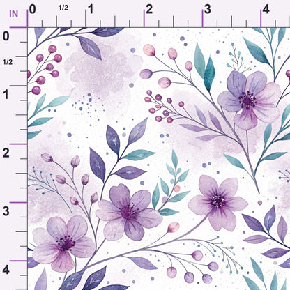 Watercolor Wanderings Pattern 24 Minky Fabric