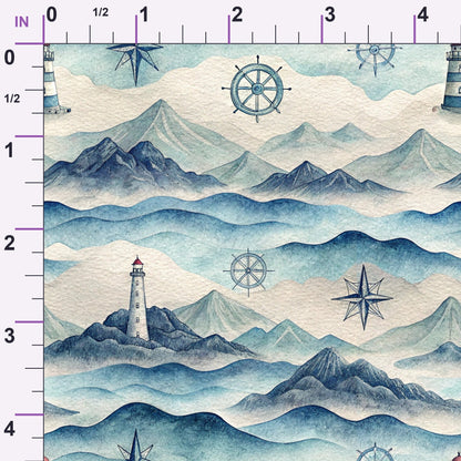 Watercolor Wanderings Pattern 25 Minky Fabric