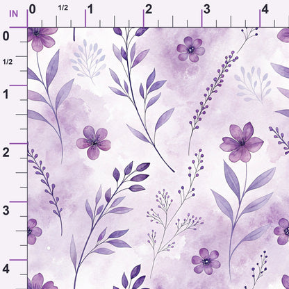 Watercolor Wanderings Pattern 7 Minky Fabric