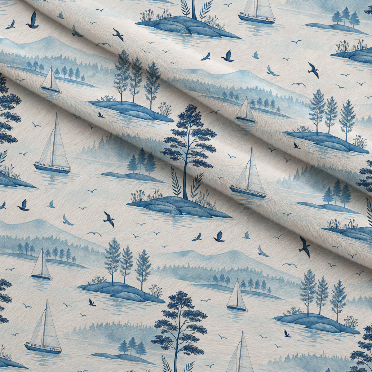 Watercolor Wanderings Pattern 8 Minky Fabric