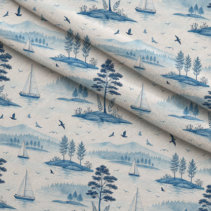 Watercolor Wanderings Pattern 8 Minky Fabric