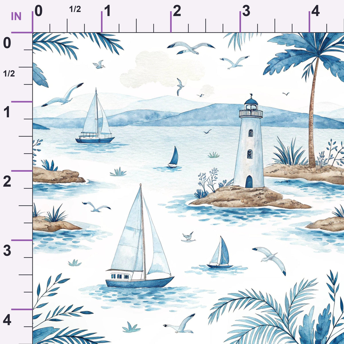 Watercolor Wanderings Pattern 9 Minky Fabric