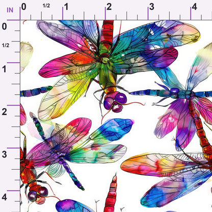 Watercolor Wings Pattern 9 Minky Fabric