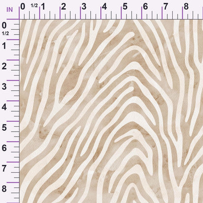 Watercolor Zebra Print 2 Minky Fabric