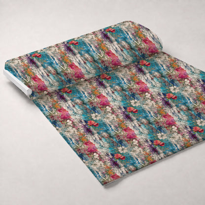 Weathered Blooms Pattern 10 Minky Fabric