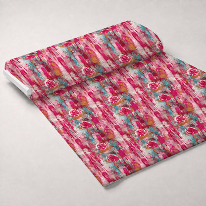 Weathered Blooms Pattern 12 Minky Fabric