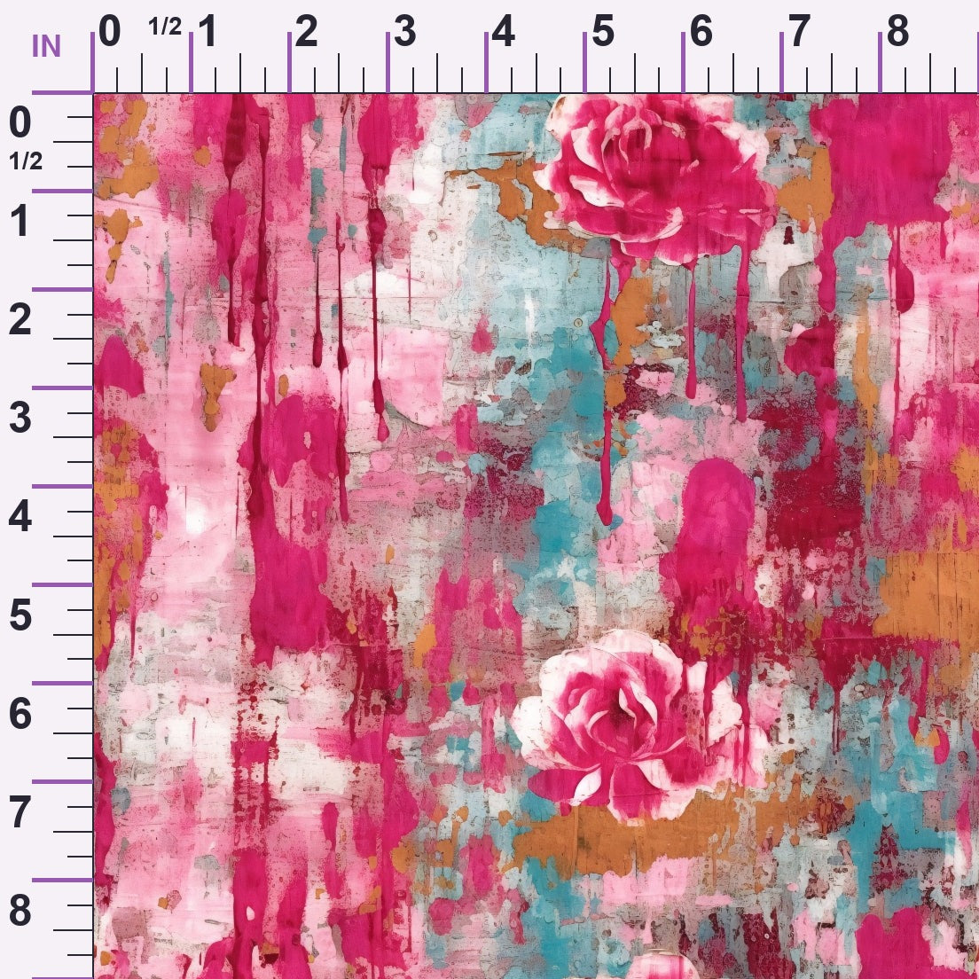 Weathered Blooms Pattern 12 Minky Fabric