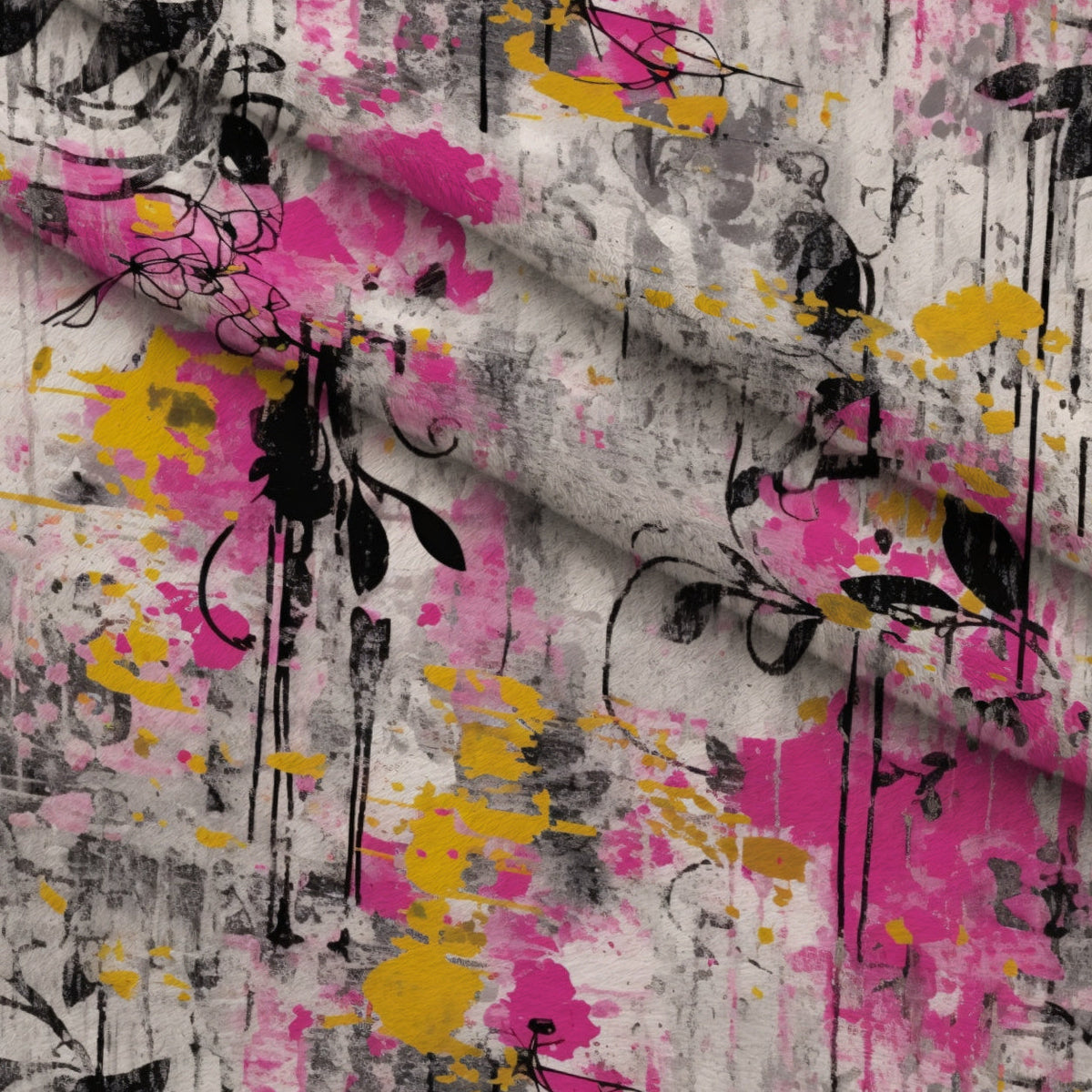 Weathered Blooms Pattern 14 Minky Fabric