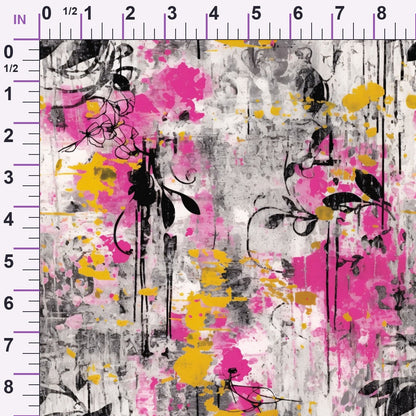 Weathered Blooms Pattern 14 Minky Fabric