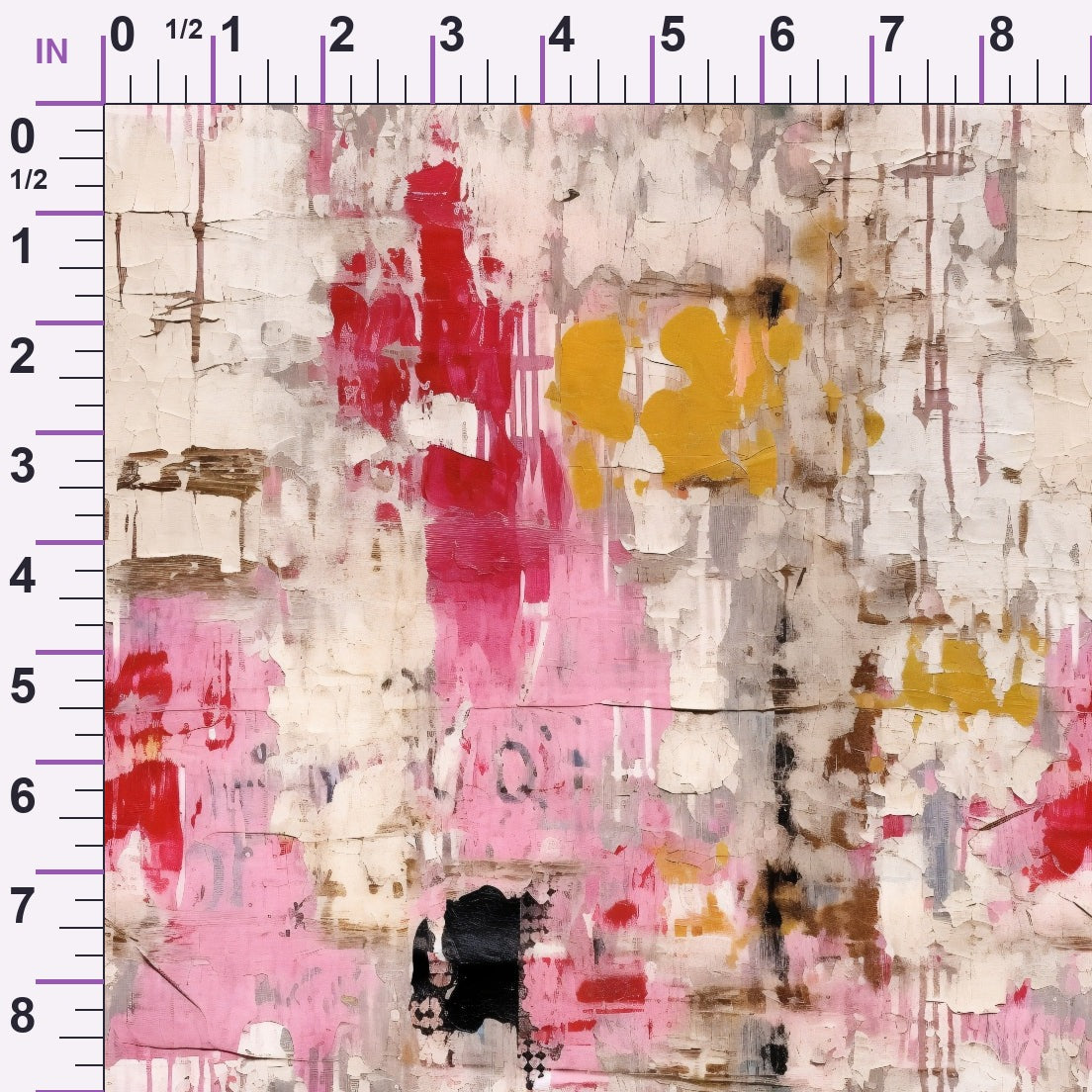 Weathered Blooms Pattern 15 Minky Fabric