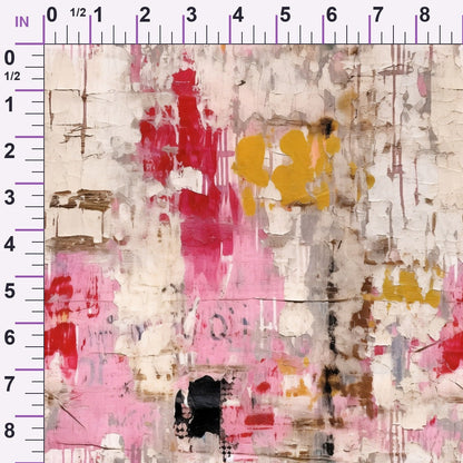 Weathered Blooms Pattern 15 Minky Fabric