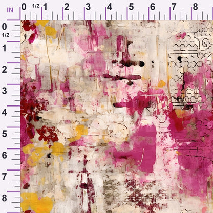 Weathered Blooms Pattern 16 Minky Fabric
