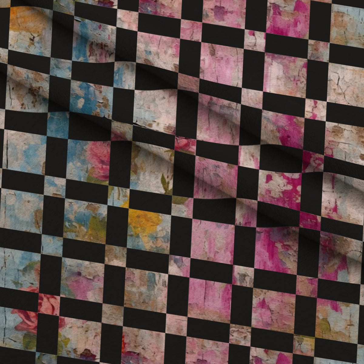 Weathered Blooms Pattern 23 Minky Fabric