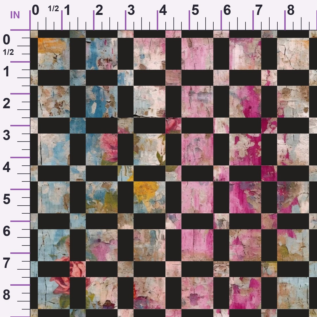 Weathered Blooms Pattern 23 Minky Fabric