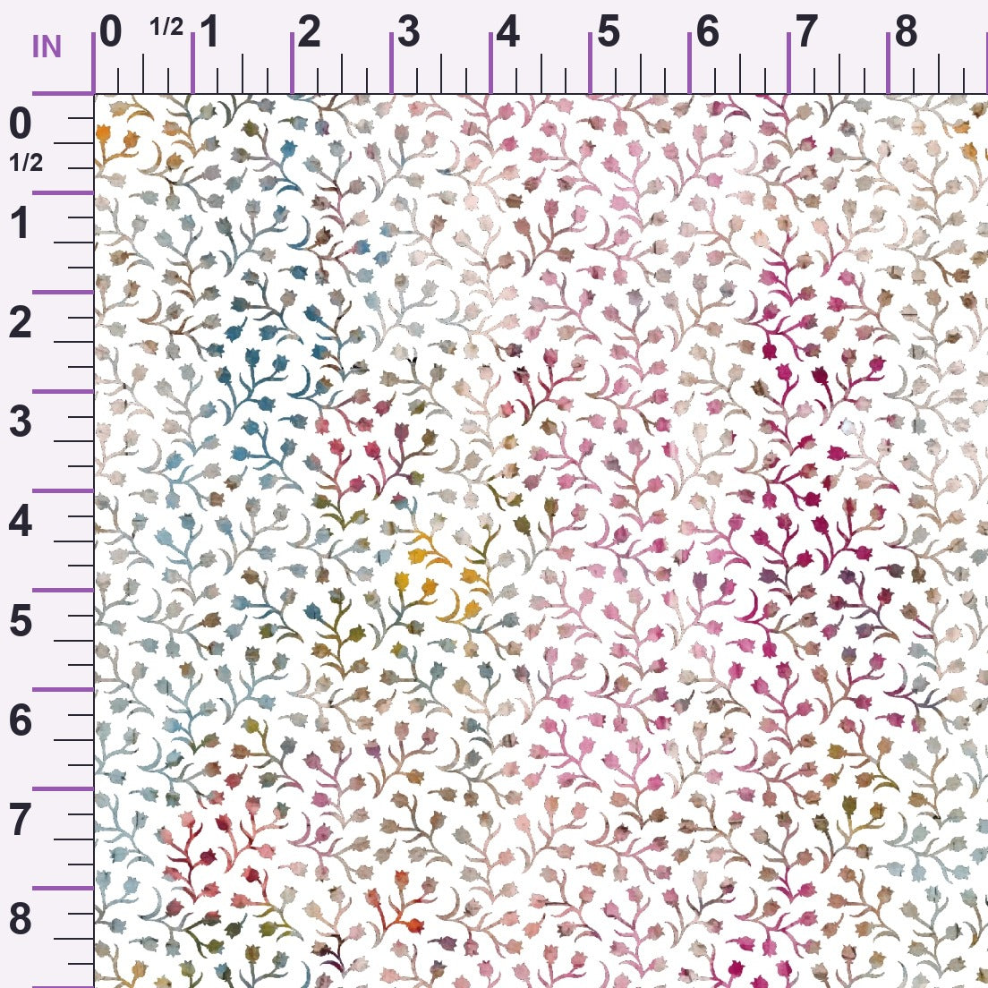 Weathered Blooms Pattern 24 Minky Fabric