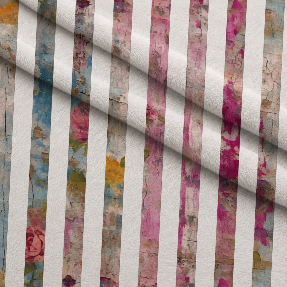 Weathered Blooms Pattern 25 Minky Fabric