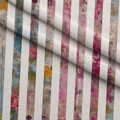 Weathered Blooms Pattern 25 Minky Fabric