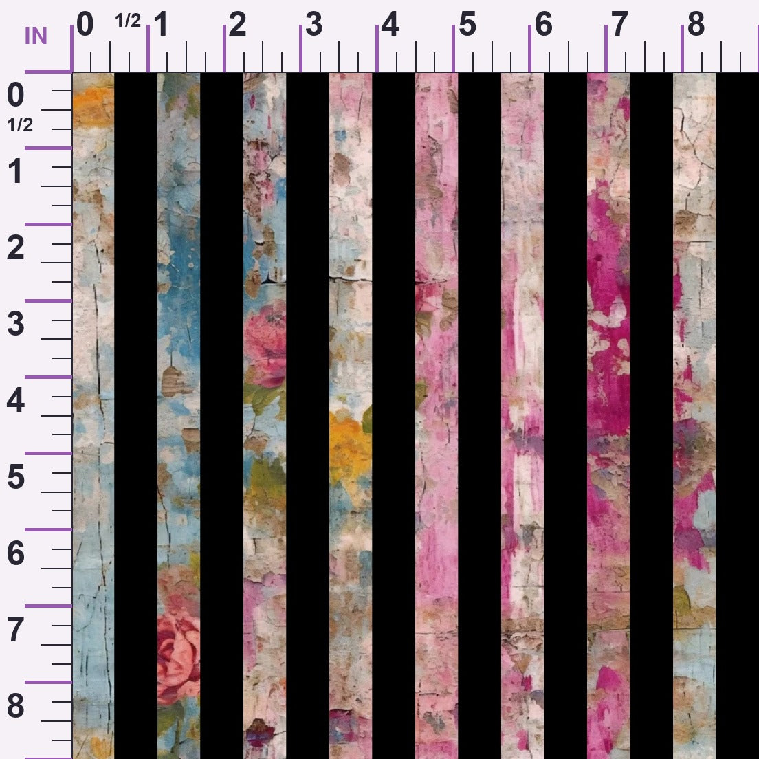 Weathered Blooms Pattern 26 Minky Fabric