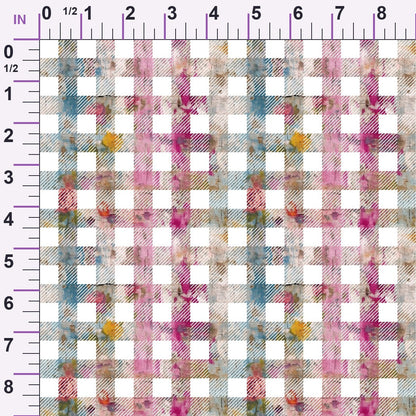 Weathered Blooms Pattern 27 Minky Fabric