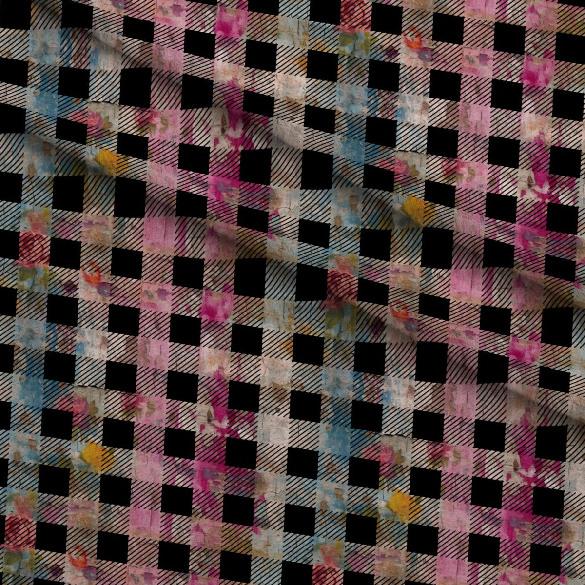 Weathered Blooms Pattern 28 Minky Fabric