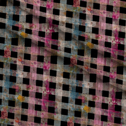 Weathered Blooms Pattern 28 Minky Fabric