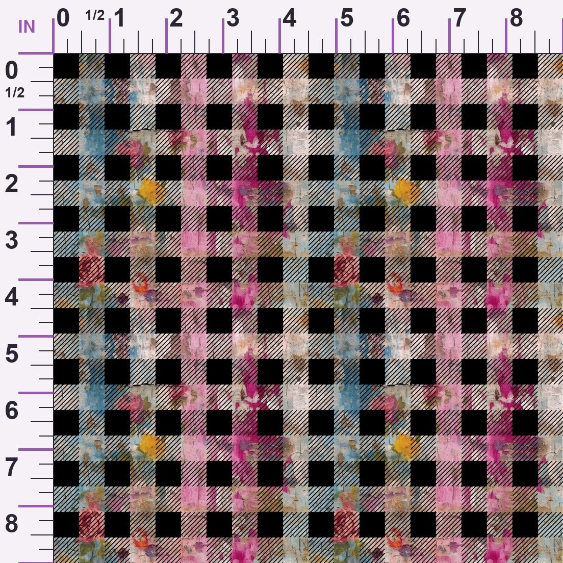 Weathered Blooms Pattern 28 Minky Fabric
