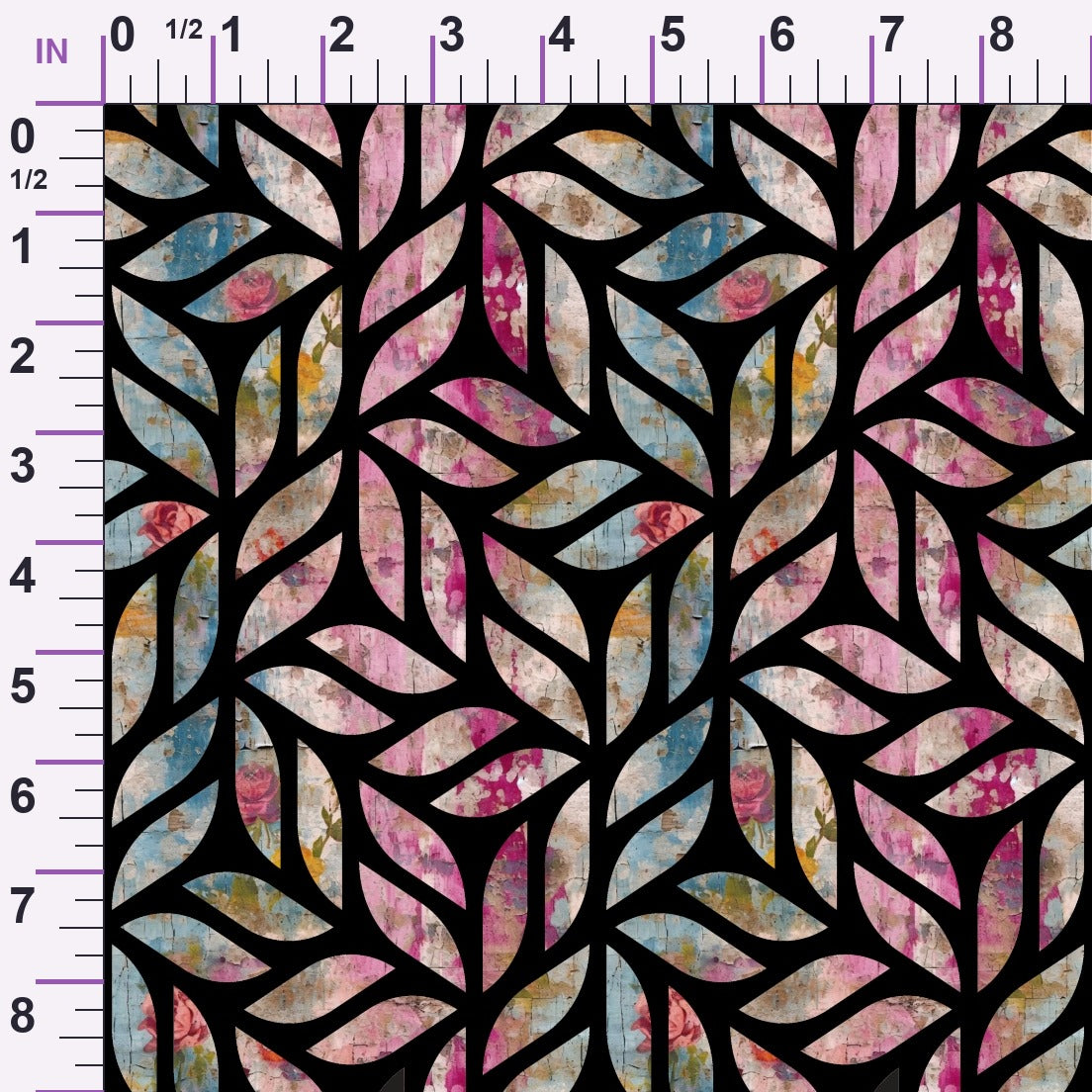 Weathered Blooms Pattern 29 Minky Fabric