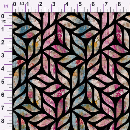 Weathered Blooms Pattern 29 Minky Fabric