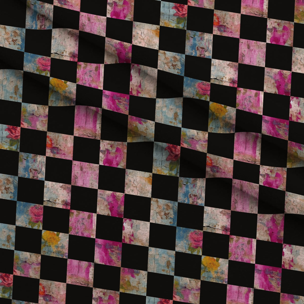 Weathered Blooms Pattern 32 Minky Fabric