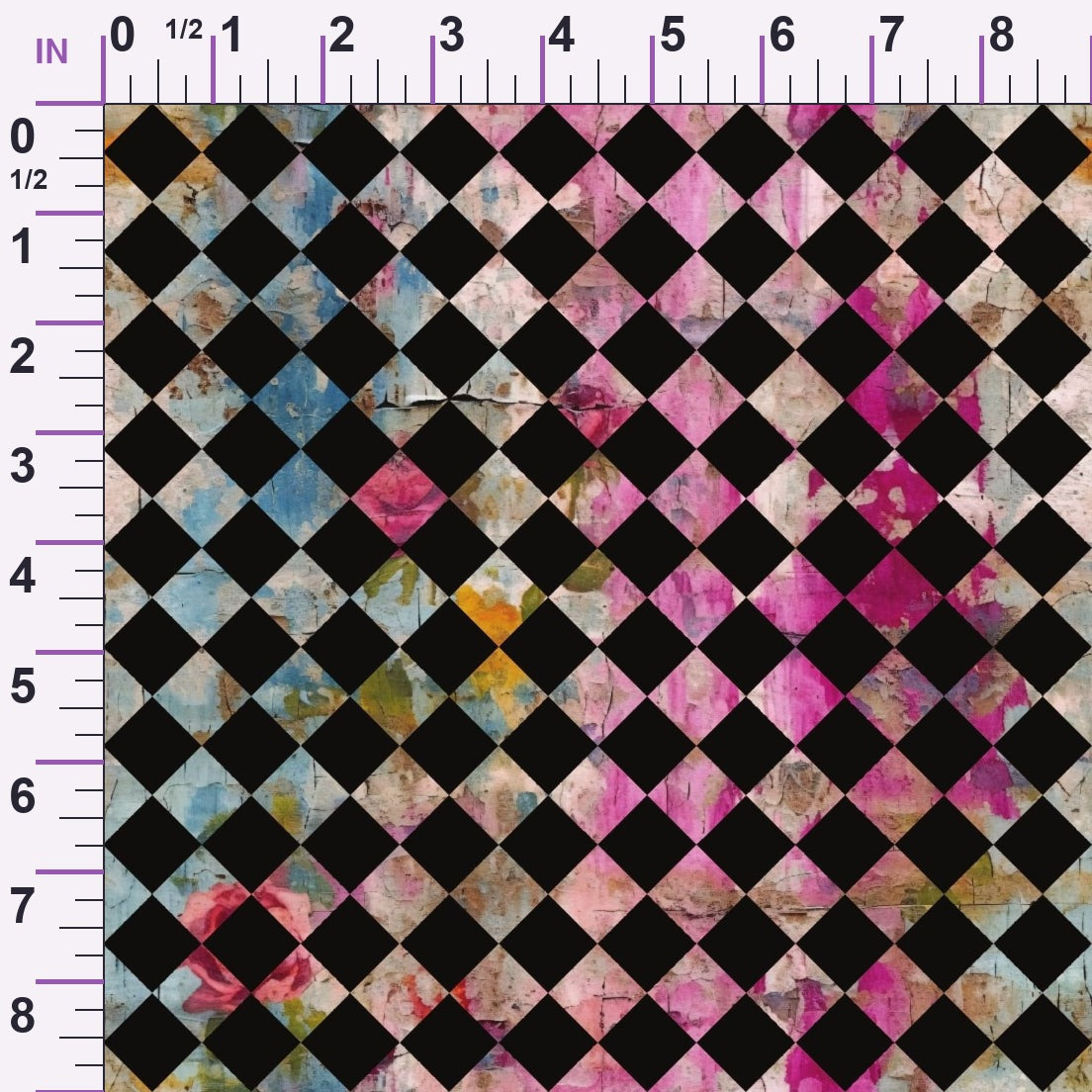 Weathered Blooms Pattern 37 Minky Fabric