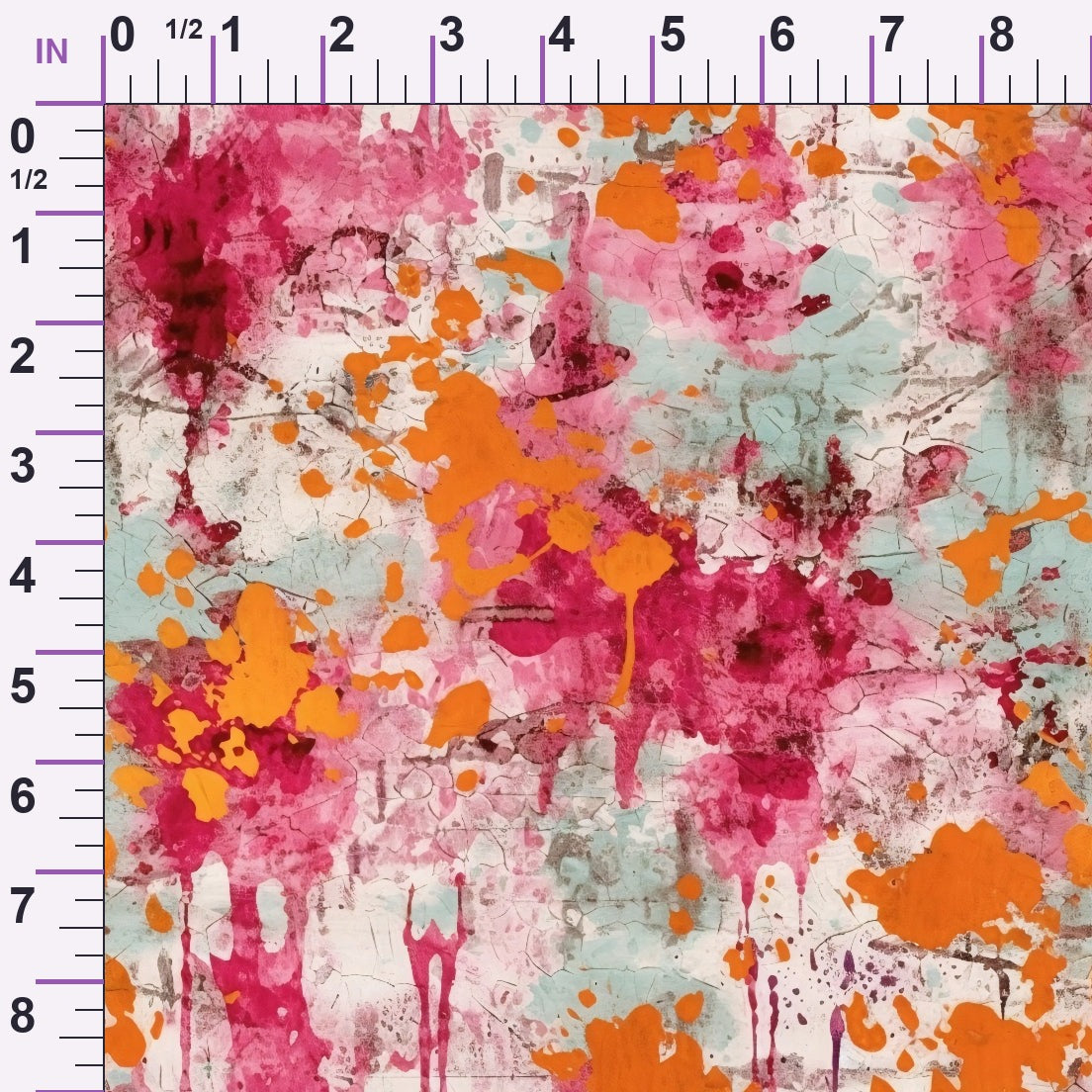 Weathered Blooms Pattern 6 Minky Fabric