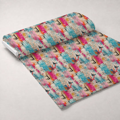 Weathered Blooms Pattern 8 Minky Fabric