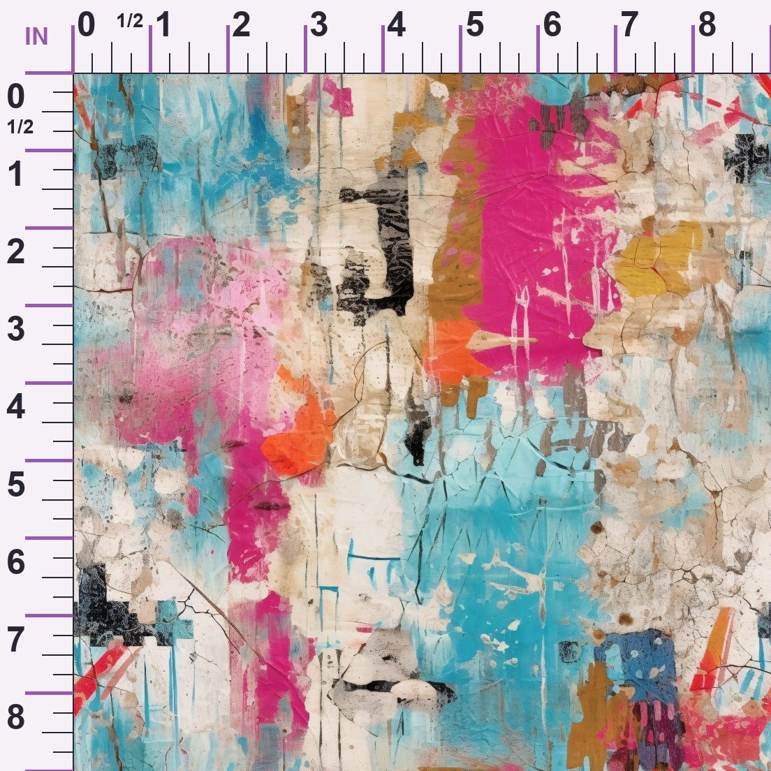 Weathered Blooms Pattern 8 Minky Fabric