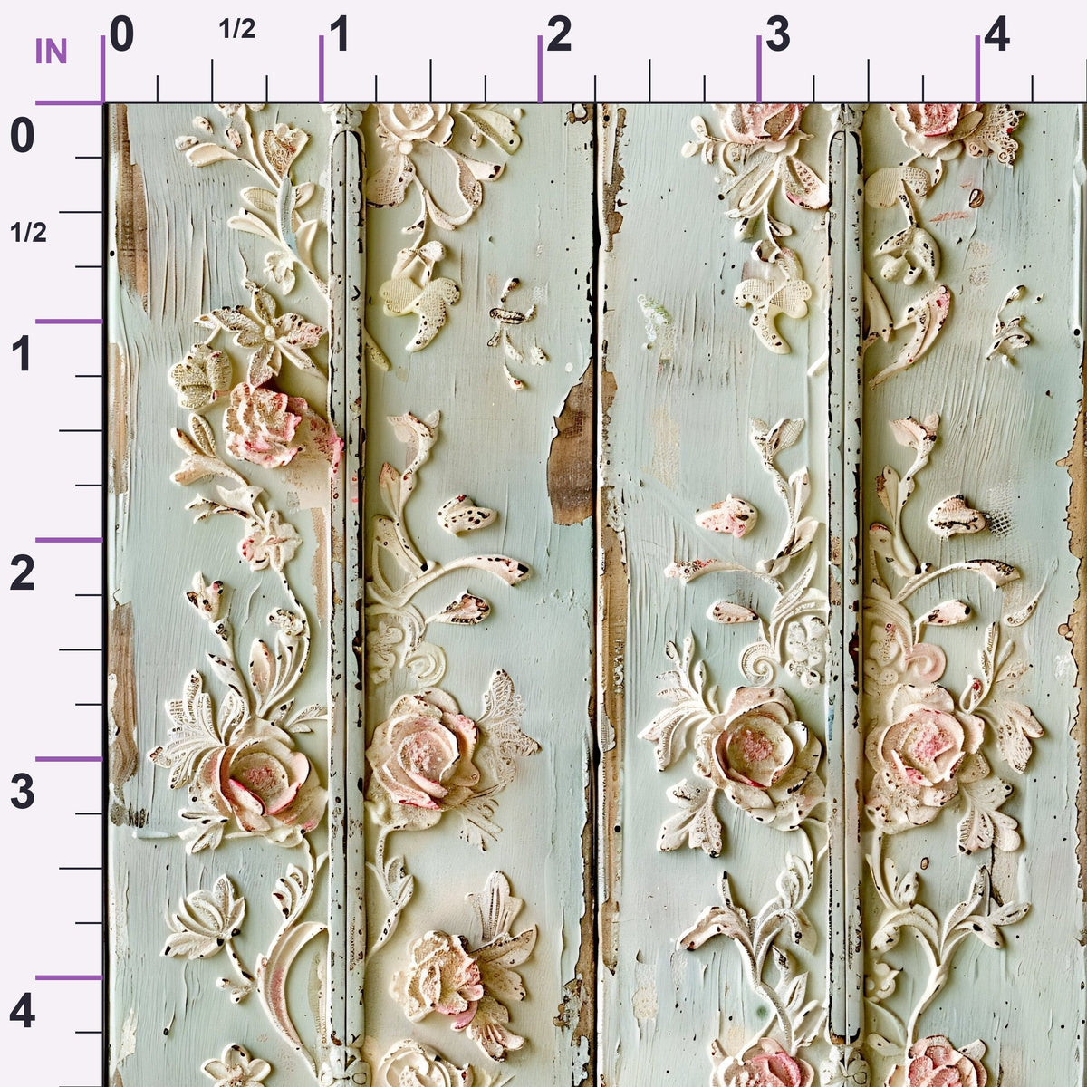 Weathered Filigree Pattern 1 Minky Fabric