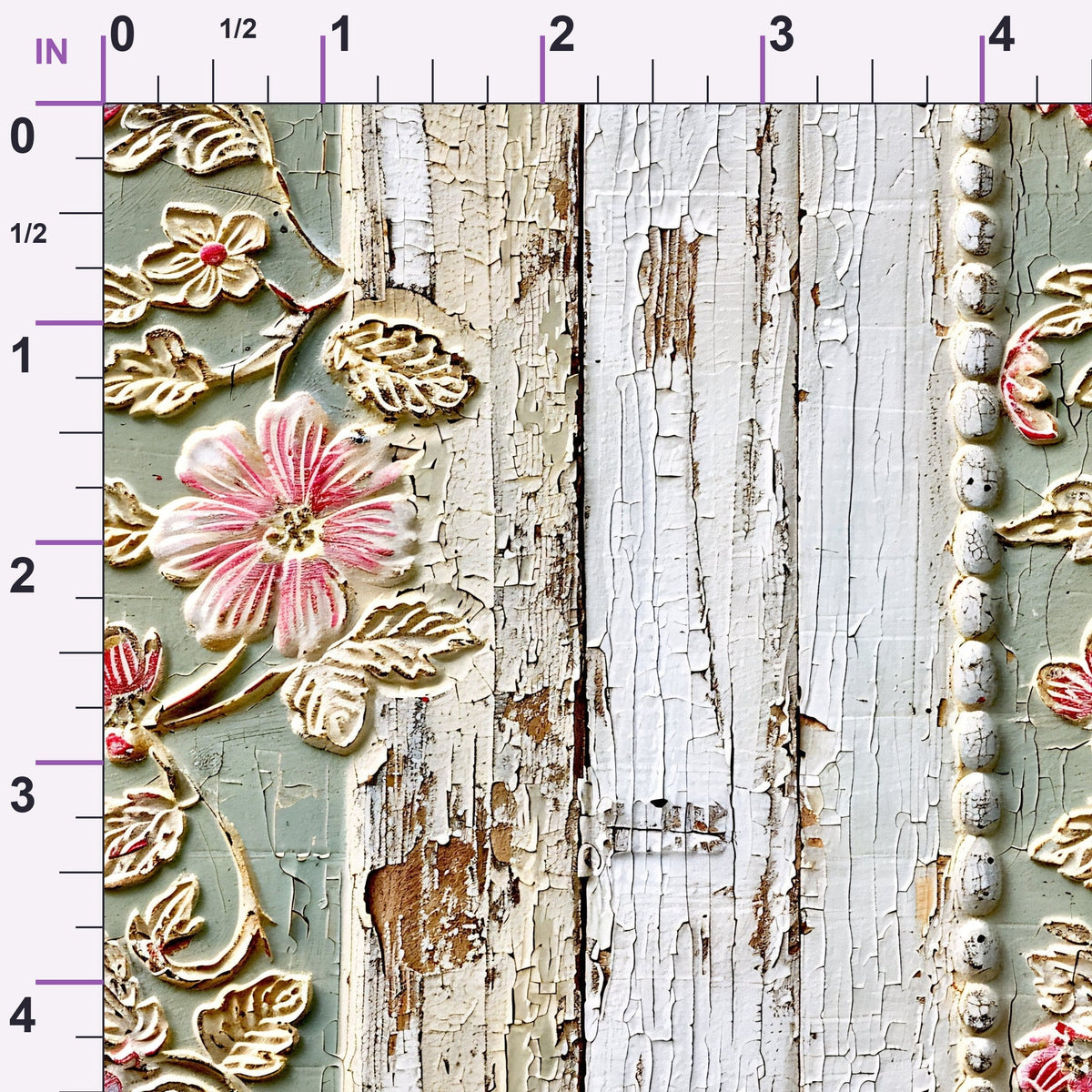 Weathered Filigree Pattern 15 Minky Fabric