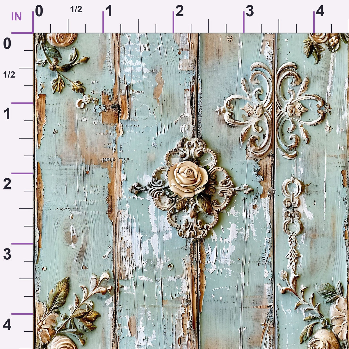 Weathered Filigree Pattern 16 Minky Fabric